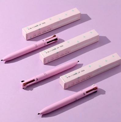 Stylo de maquillage 4 en 1 stylo multifonction yeux lèvres

