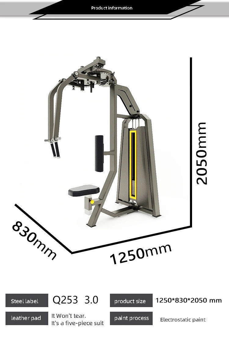 Ensemble complet d'équipement de gymnastique, cadre de Squat, portique, arrière, taille de la Machine, les oiseaux seront équipement électrique