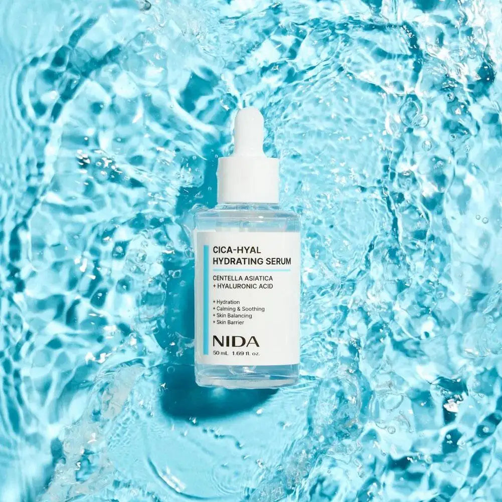 Sérum NIDA CICA-HYAL 50ml Centella Asiatica Soulage les rougeurs Répare la barrière cutanée Hydratant Pour peaux sensibles