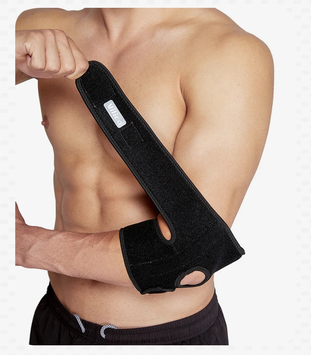 Protection des coudes pour sports de plein air, équipement de fitness, basket-ball, cyclisme, support à ressort, fixation par pression respirante