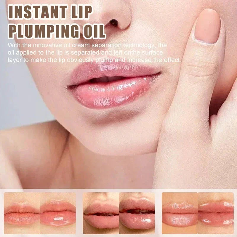 Huile Volumineuse Instantanée, Rouge à Lèvres Hydratant Anti-déformable, Soin Sexy, Maquillage