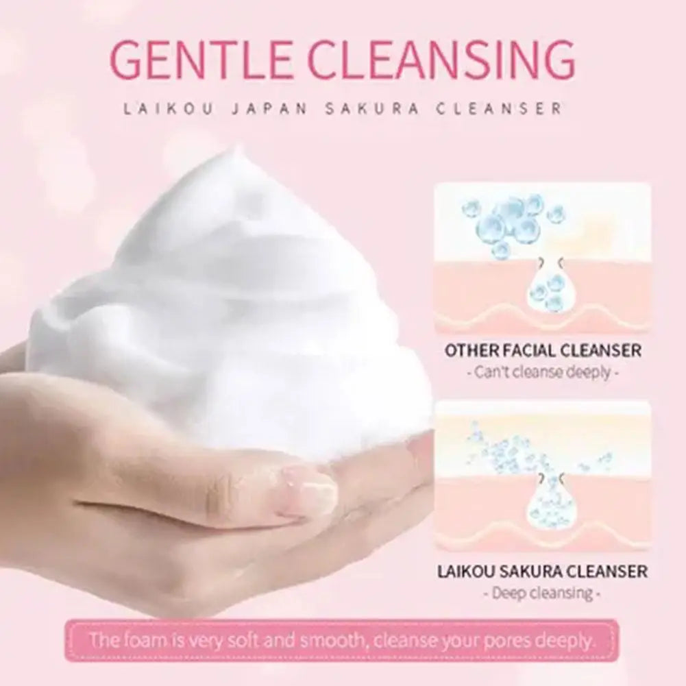 Ensembles et kits de soins de la peau Sakura pour femmes, nettoyant, sérum, crème pour les yeux, crème solaire, produits de beauté, coffret cadeau, kit de routine, 6 pièces