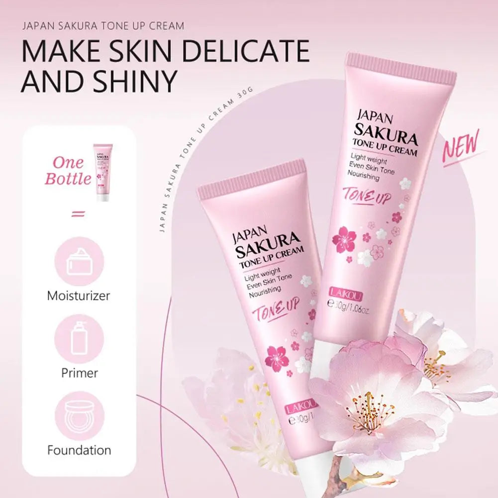 Ensembles et kits de soins de la peau Sakura pour femmes, nettoyant, sérum, crème pour les yeux, crème solaire, produits de beauté, coffret cadeau, kit de routine, 6 pièces