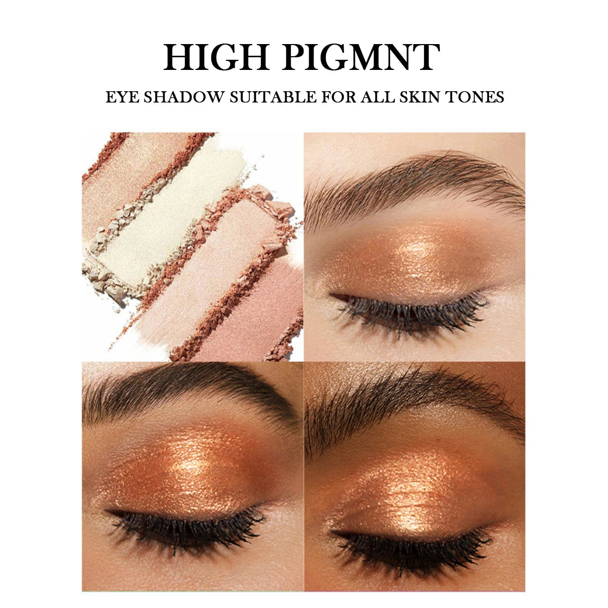 Palette de fards à paupières nacrés, 18 couleurs, mat, scintillant, tons de terre, longue durée, haute Performance, maquillage de beauté