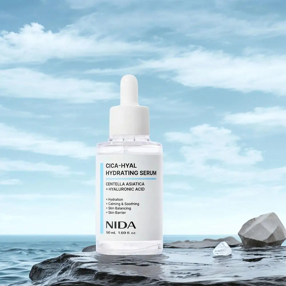 Sérum NIDA CICA-HYAL 50ml Centella Asiatica Soulage les rougeurs Répare la barrière cutanée Hydratant Pour peaux sensibles