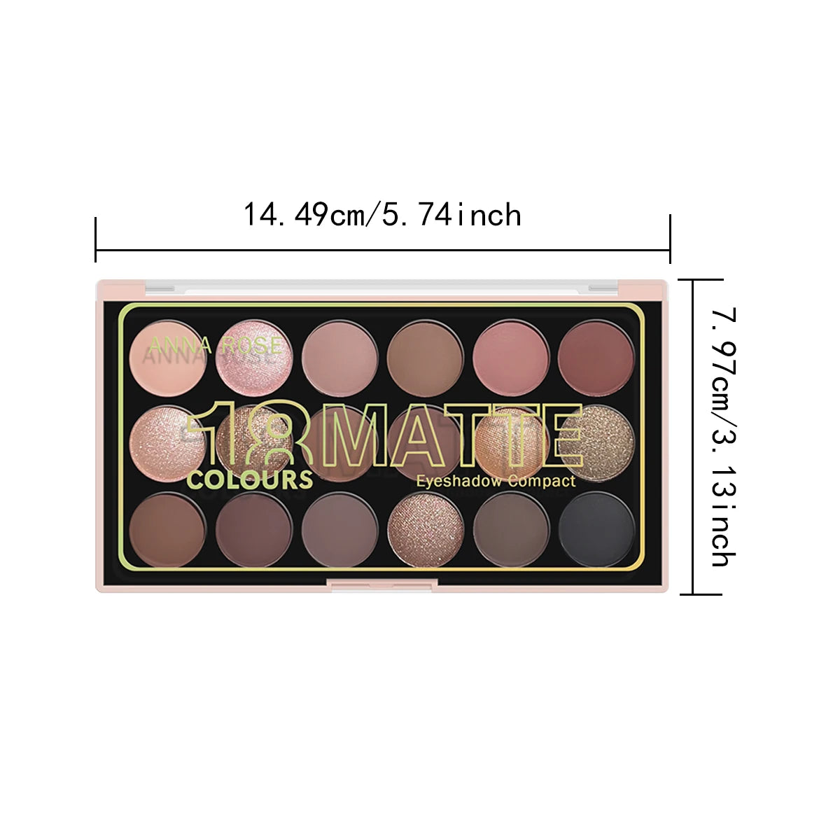 Palette de fards à paupières nacrés, 18 couleurs, mat, scintillant, tons de terre, longue durée, haute Performance, maquillage de beauté