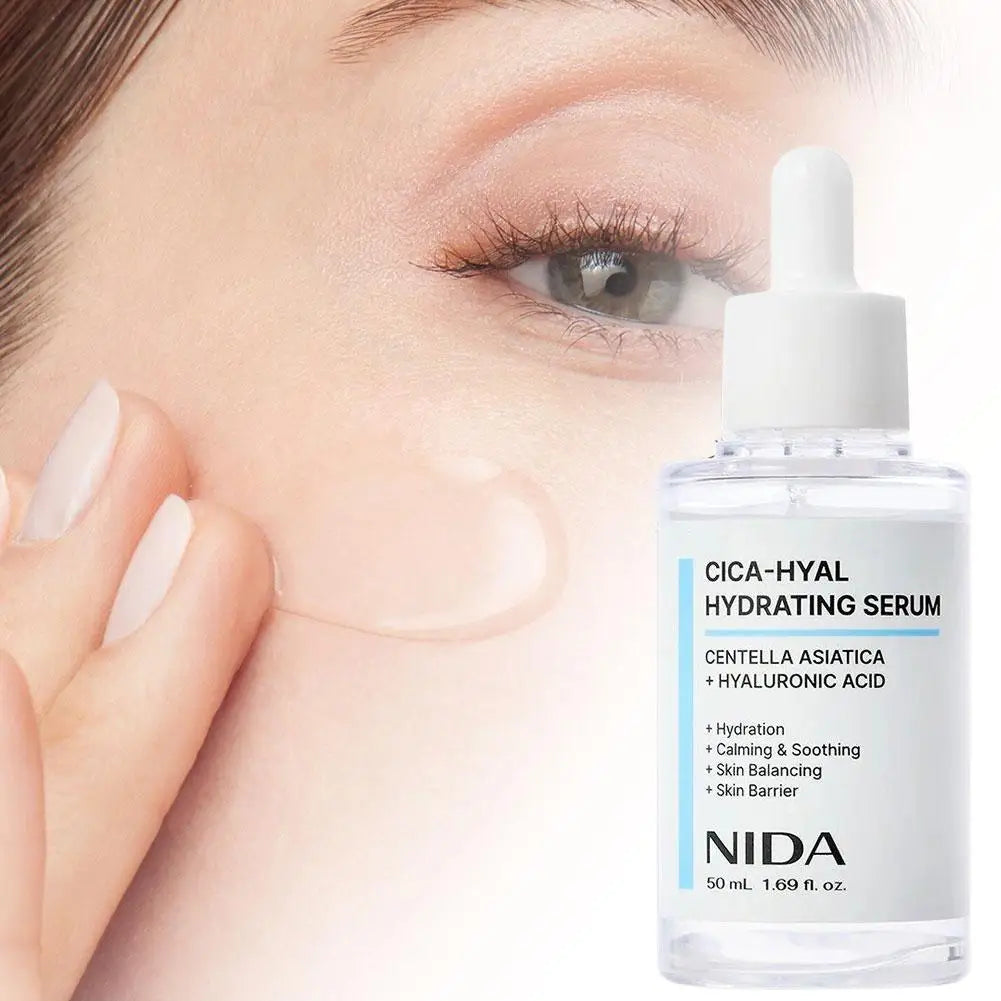 Sérum NIDA CICA-HYAL 50ml Centella Asiatica Soulage les rougeurs Répare la barrière cutanée Hydratant Pour peaux sensibles