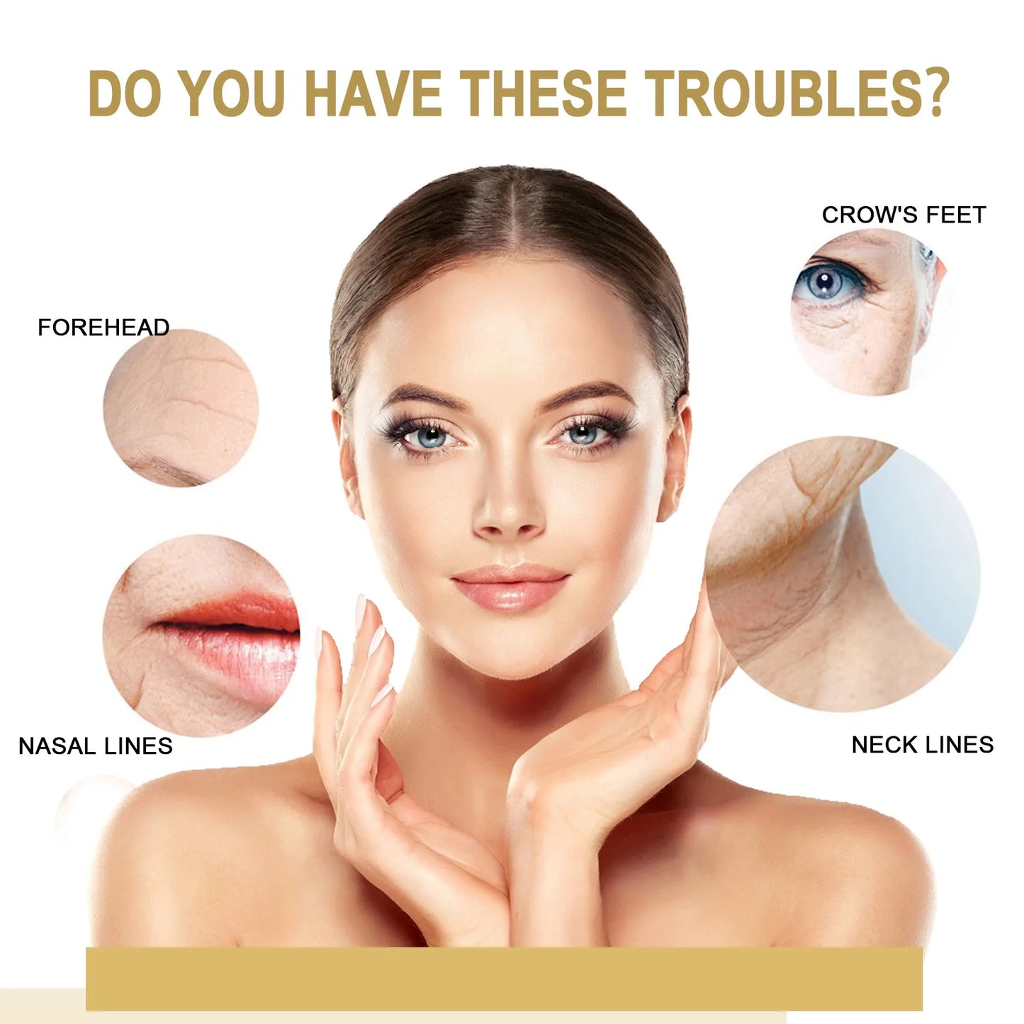 Sérum anti-âge hydratant pour le visage, éclaircit les taches, élimine les déformations, les ridules, raffermit, soins de la peau, blanchissant, produits à l'essence
