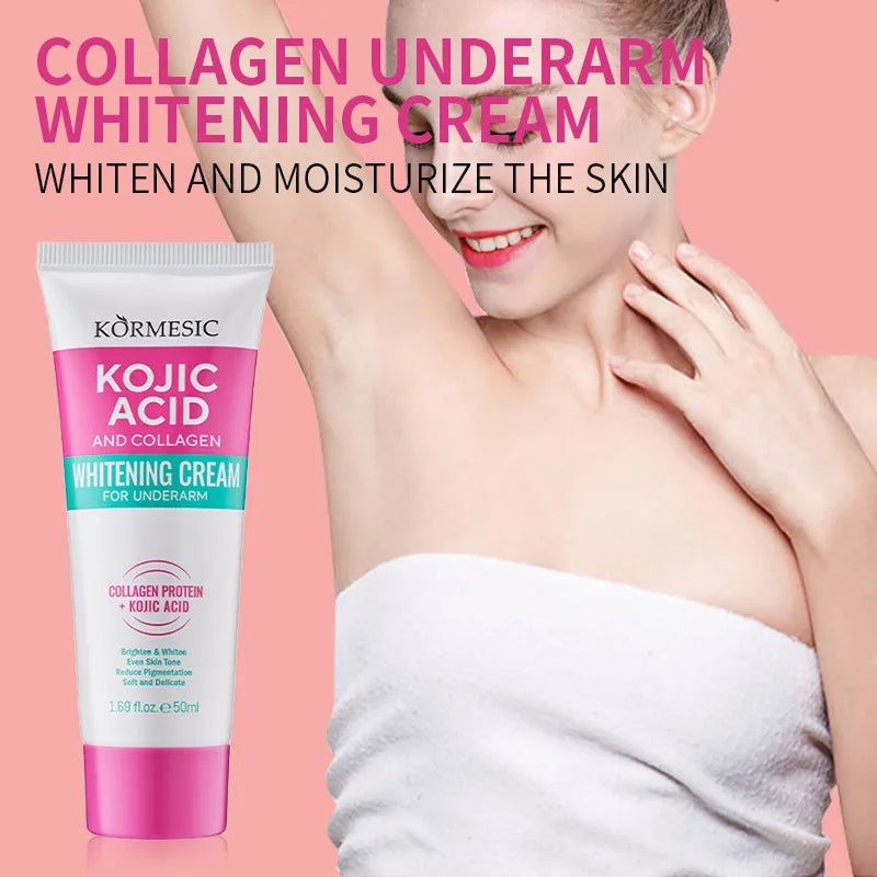 Crème hydratante pour le corps, blanchissante, pour les aisselles, pour les fesses et les genoux, parties intimes, mélanine, éclaircissante, soins pour la peau foncée, beauté pour femmes