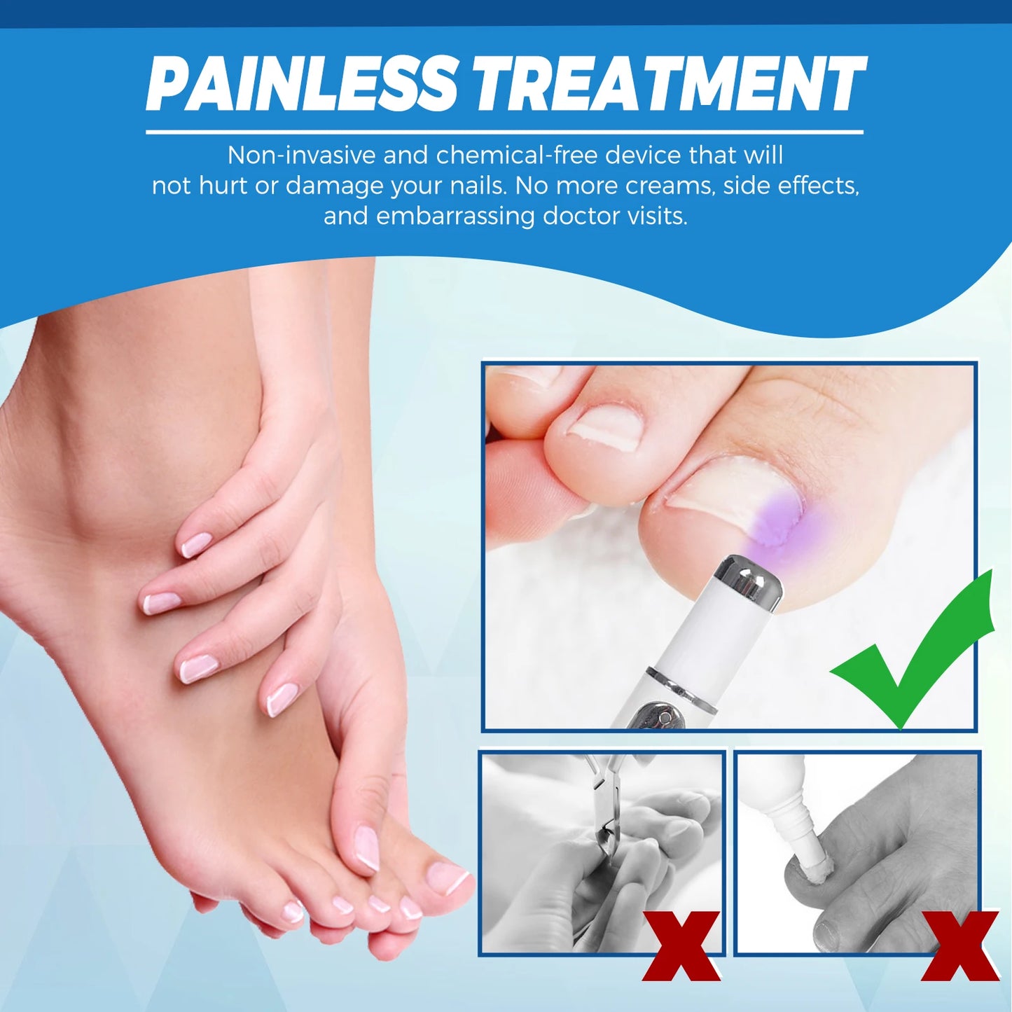 Stylo Laser pour le corps sain, outil de soins des pieds des jambes pour vous entretenir le bien-être optimal
