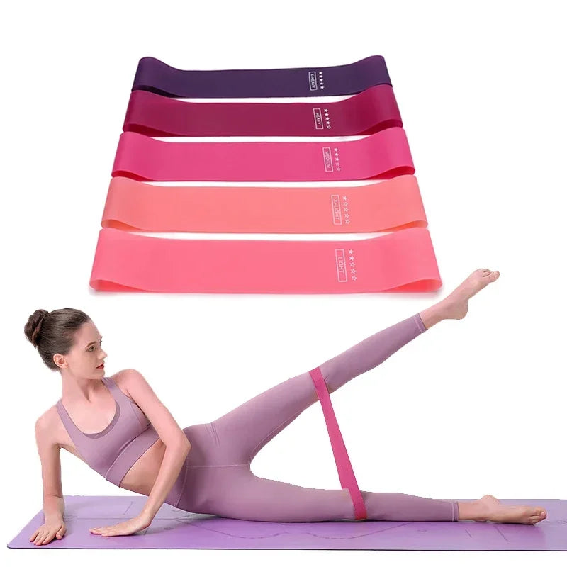 Équipement d'entraînement de Fitness Portable, bandes de résistance en caoutchouc, Yoga, gymnastique, gomme élastique, force, Pilates, Crossfit, sport de poids pour femmes