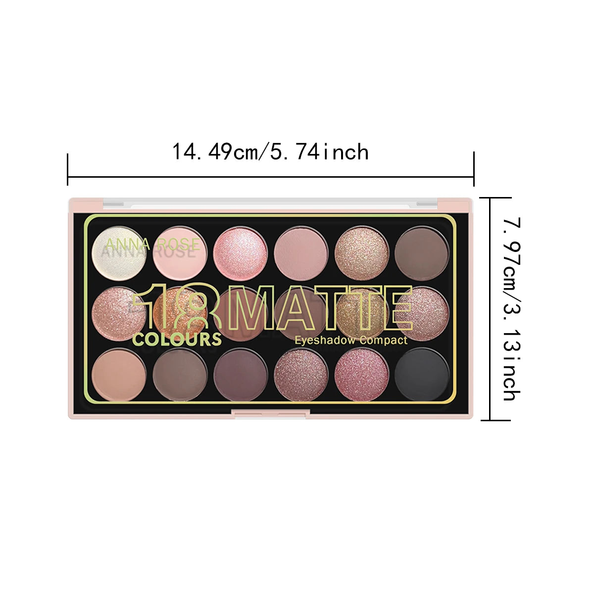 Palette de fards à paupières nacrés, 18 couleurs, mat, scintillant, tons de terre, longue durée, haute Performance, maquillage de beauté
