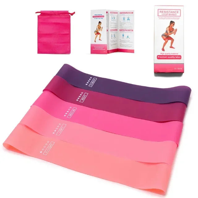 Équipement d'entraînement de Fitness Portable, bandes de résistance en caoutchouc, Yoga, gymnastique, gomme élastique, force, Pilates, Crossfit, sport de poids pour femmes