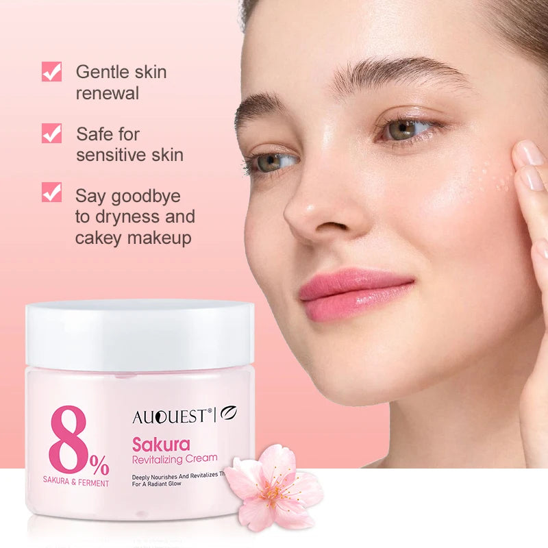 Ensemble de soins de la peau Anti-rides, sérum au rétinol et crème Sakura, dissolvant de ridules, Anti-vieillissement, nourrissant, resurfaçage du visage, soins pour la peau
