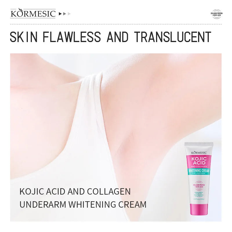 Crème hydratante pour le corps, blanchissante, pour les aisselles, pour les fesses et les genoux, parties intimes, mélanine, éclaircissante, soins pour la peau foncée, beauté pour femmes