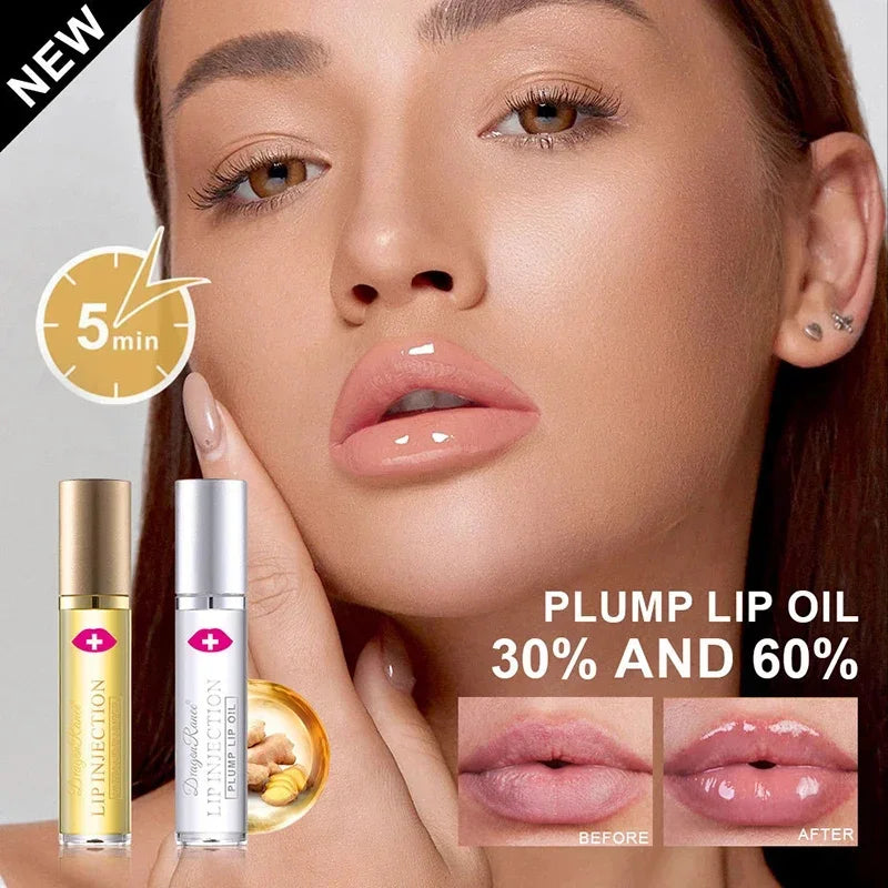 Huile Volumineuse Instantanée, Rouge à Lèvres Hydratant Anti-déformable, Soin Sexy, Maquillage
