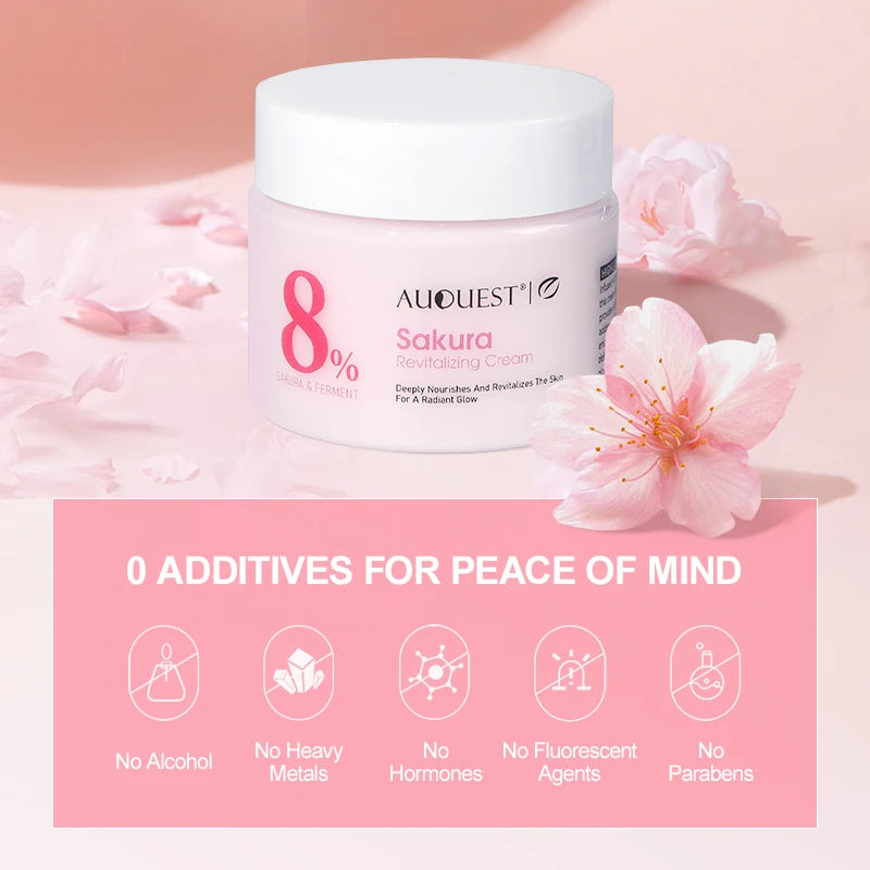 Ensemble de soins de la peau Anti-rides, sérum au rétinol et crème Sakura, dissolvant de ridules, Anti-vieillissement, nourrissant, resurfaçage du visage, soins pour la peau