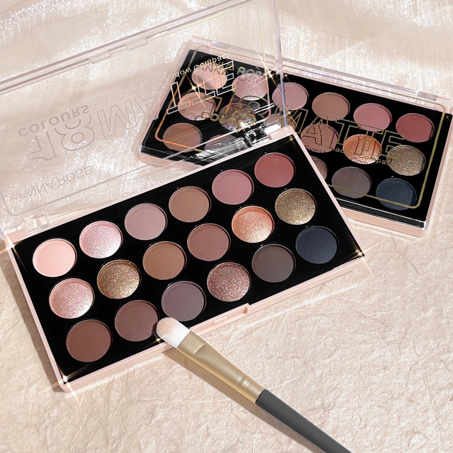 Palette de fards à paupières nacrés, 18 couleurs, mat, scintillant, tons de terre, longue durée, haute Performance, maquillage de beauté