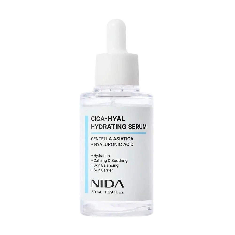 Sérum NIDA CICA-HYAL 50ml Centella Asiatica Soulage les rougeurs Répare la barrière cutanée Hydratant Pour peaux sensibles