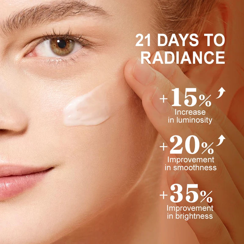 Ensemble de soins pour la peau du visage blanchissant à la vitamine C, dissolvant de taches foncées, crème pour le visage 50ML et Kit de sérum pour le visage 30G, cosmétique Anti-rides