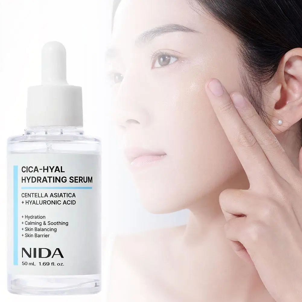 Sérum NIDA CICA-HYAL 50ml Centella Asiatica Soulage les rougeurs Répare la barrière cutanée Hydratant Pour peaux sensibles