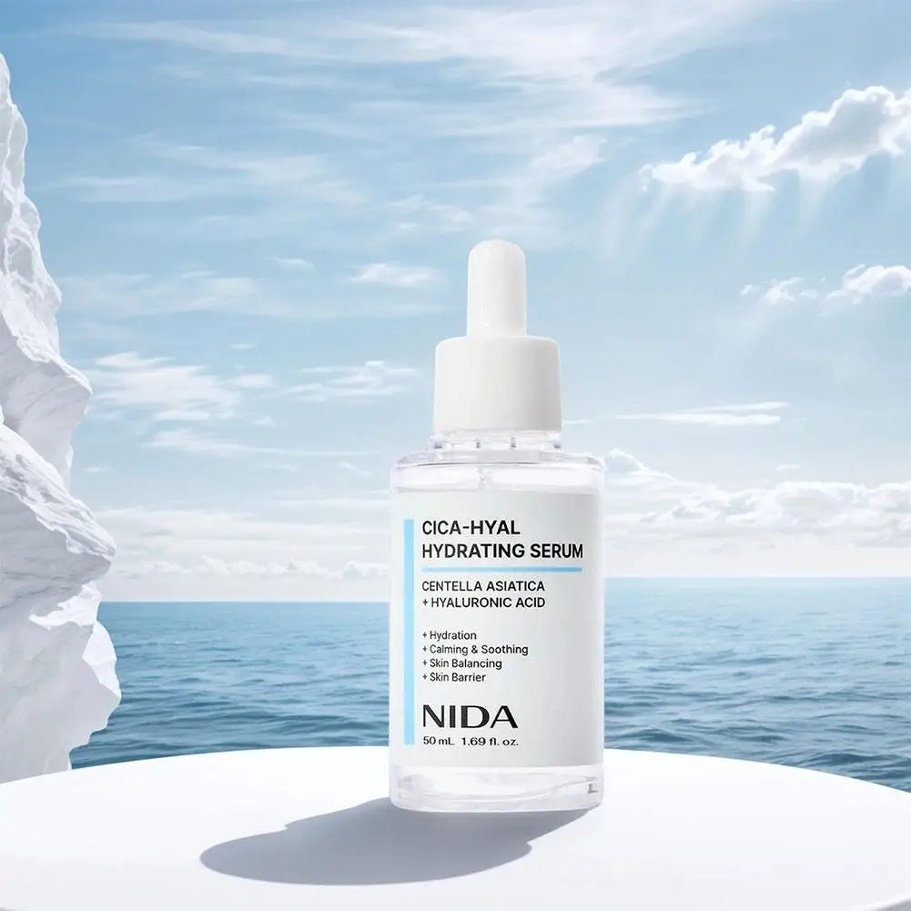 Sérum NIDA CICA-HYAL 50ml Centella Asiatica Soulage les rougeurs Répare la barrière cutanée Hydratant Pour peaux sensibles