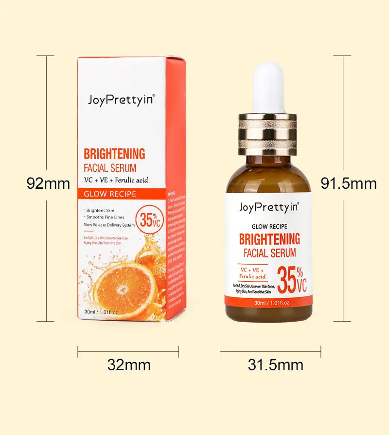 Ensemble de soins pour la peau du visage blanchissant à la vitamine C, dissolvant de taches foncées, crème pour le visage 50ML et Kit de sérum pour le visage 30G, cosmétique Anti-rides